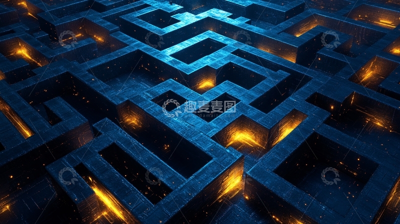 高清大图下载【趣麦麦图】密室迷宫