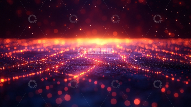 高清大图下载【趣麦麦图】网点创意特效背景28