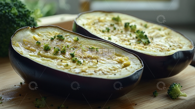 高清大图下载【趣麦麦图】茄瓜焗蛋