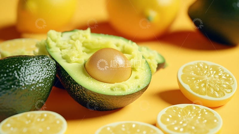 高清大图下载【趣麦麦图】-牛油果高清图