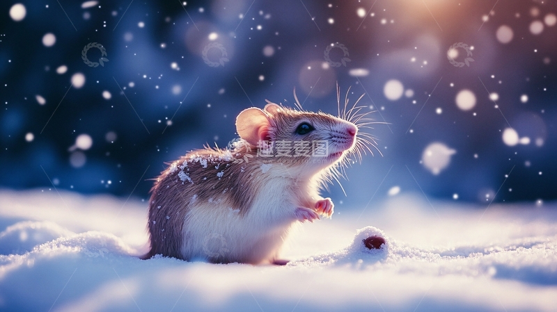 高清大图下载【趣麦麦图】鼠年立冬