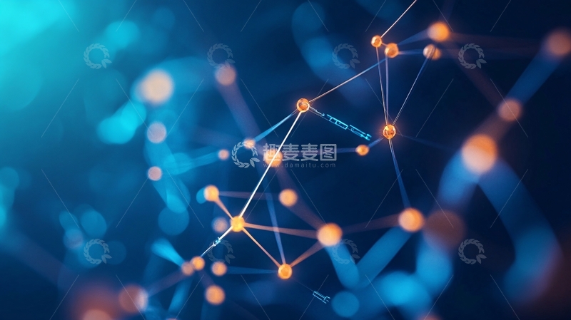 高清大图下载【趣麦麦图】科技点线2