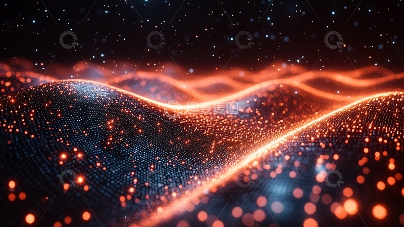 高清大图下载【趣麦麦图】网点创意特效背景27