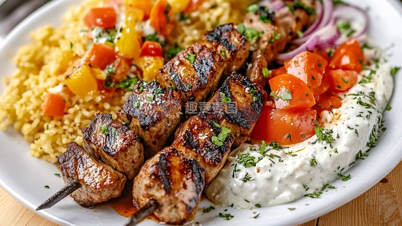 高清大图下载【趣麦麦图】土耳其羊肉串