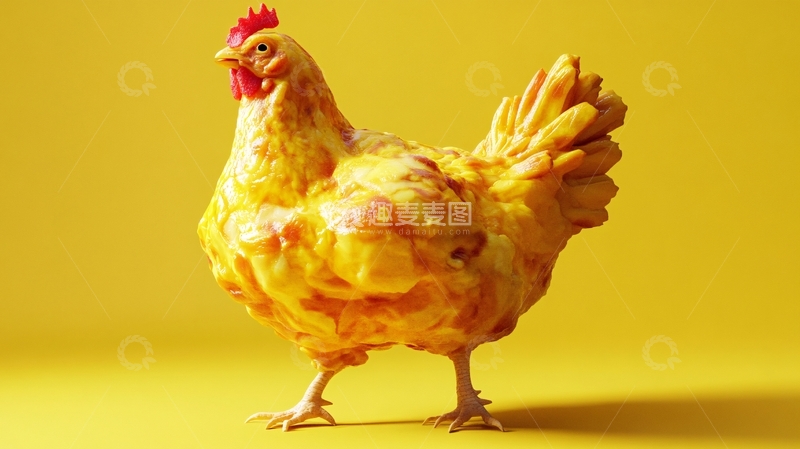 高清大图下载【趣麦麦图】鸡的模型