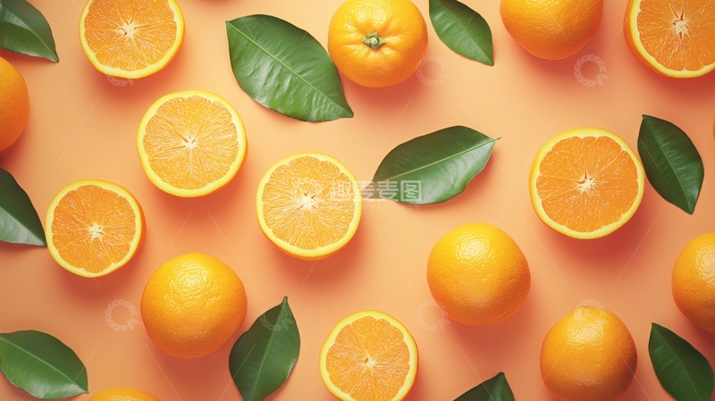 高清大图下载【趣麦麦图】脐橙背景图