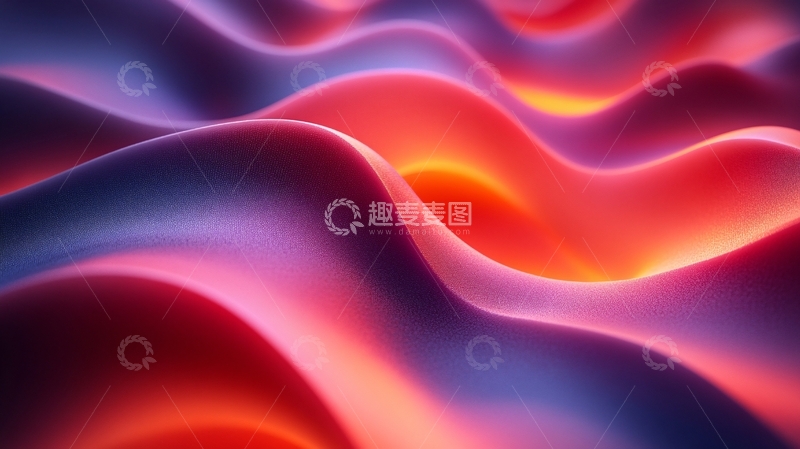 高清大图下载【趣麦麦图】立体渐变发光体设计32