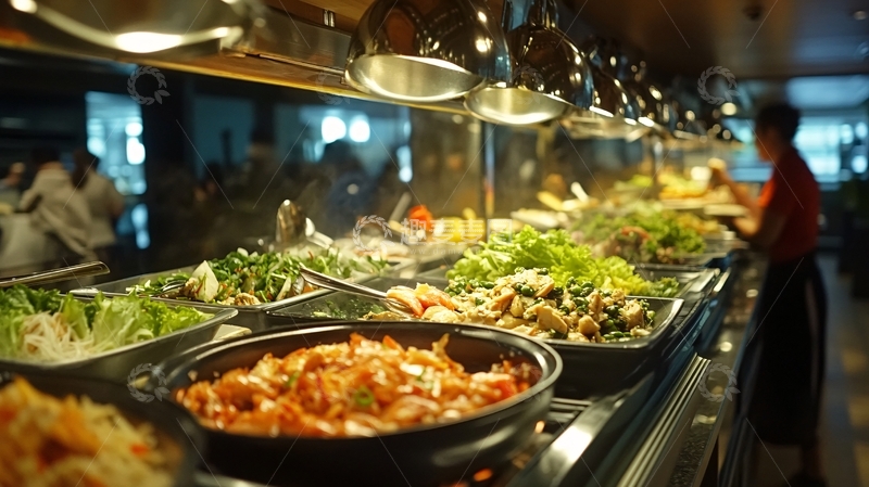 高清大图下载【趣麦麦图】单位自助餐