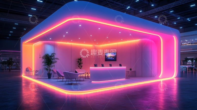 赛博朋克风格迎宾区32