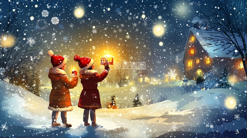 高清大图下载【趣麦麦图】浪漫圣诞节