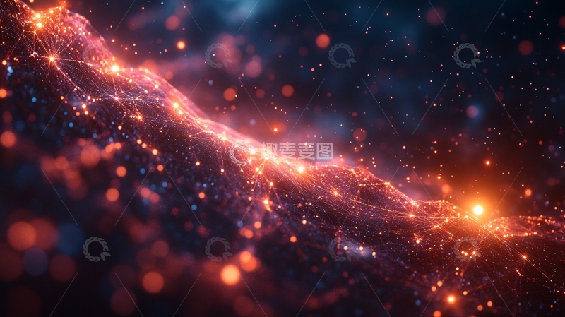 高清大图下载【趣麦麦图】网点创意特效背景31