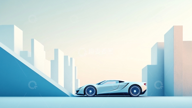 高清大图下载【趣麦麦图】绚丽线条汽车26