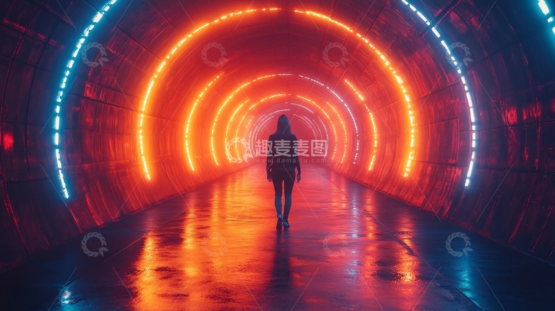 高清大图下载【趣麦麦图】-网红隧道2