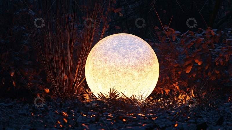 高清大图下载【趣麦麦图】渐变球形灯1