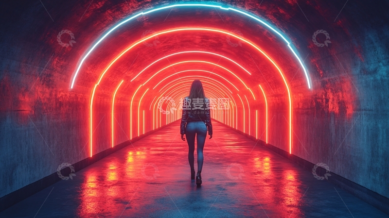 高清大图下载【趣麦麦图】网红隧道1