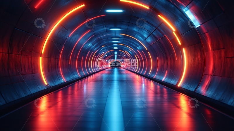 高清大图下载【趣麦麦图】现代时光隧道12