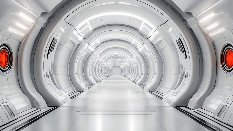 高清大图下载【趣麦麦图】宇宙飞船走廊1