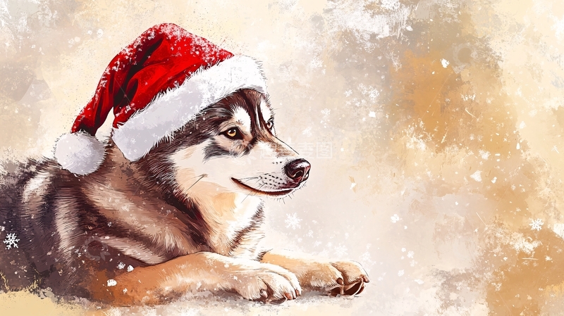 高清大图下载【趣麦麦图】柴犬卡通壁纸