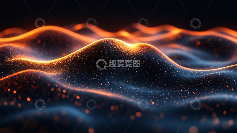 高清大图下载【趣麦麦图】金色科技10