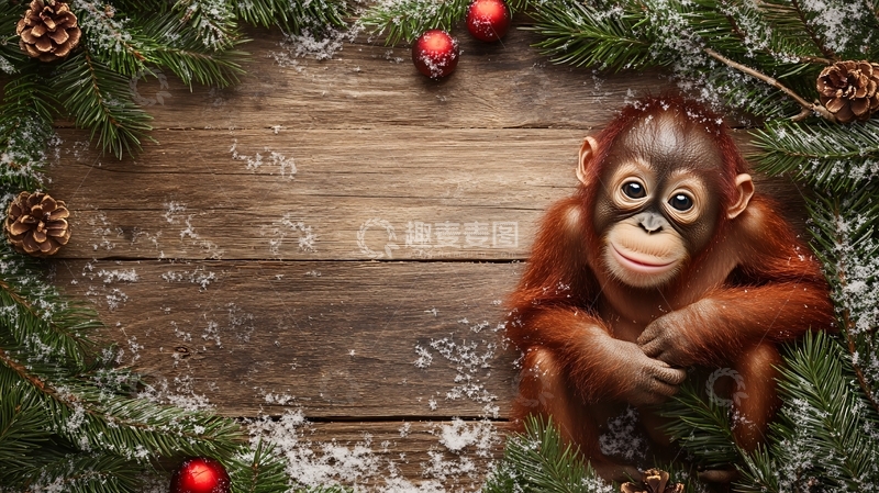 高清大图下载【趣麦麦图】猩猩服装