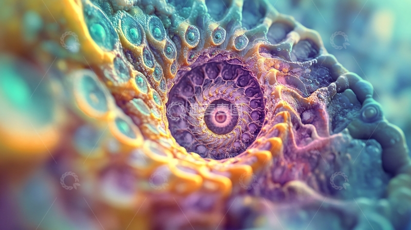 高清大图下载【趣麦麦图】鹦鹉螺特写1