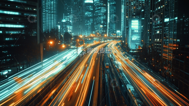 高清大图下载【趣麦麦图】城市快节奏17