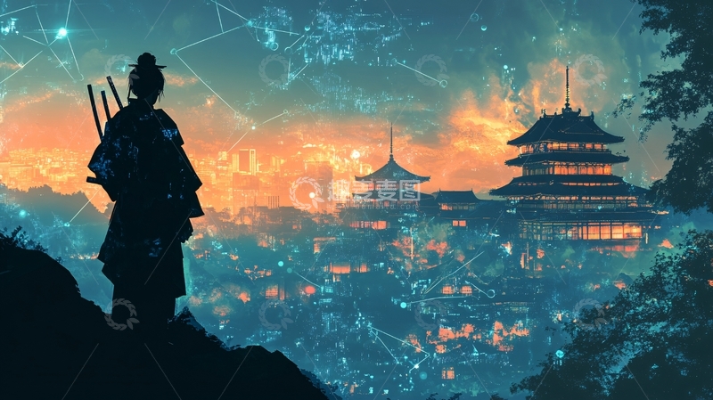 高清大图下载【趣麦麦图】执剑武士6