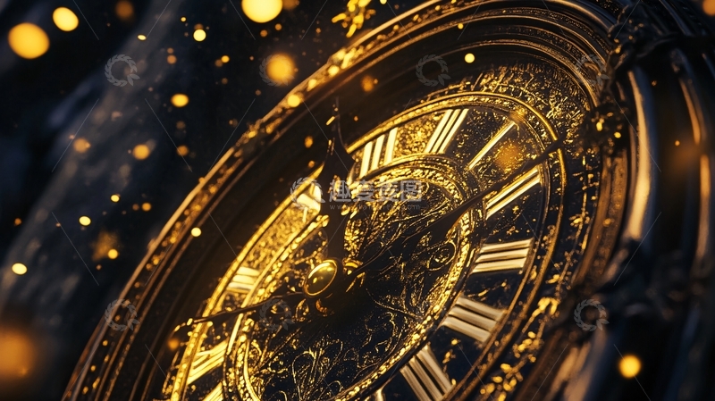 高清大图下载【趣麦麦图】流金岁月金色年华背景