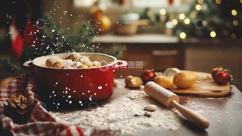 高清大图下载【趣麦麦图】圣诞厨窗摄2