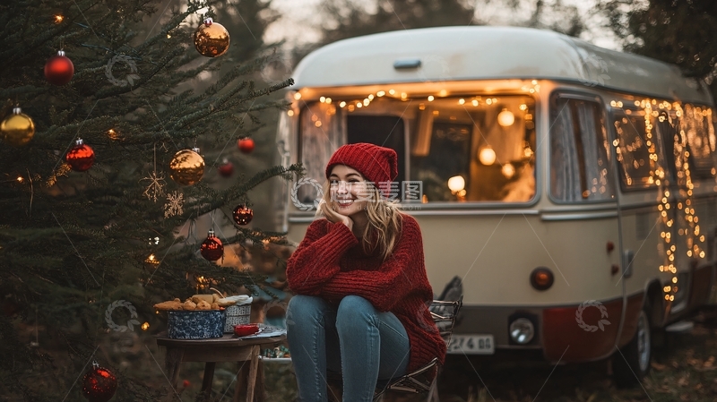 高清大图下载【趣麦麦图】新年户外造型