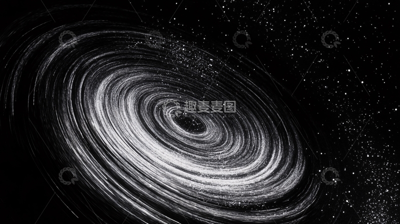 高清大图下载【趣麦麦图】宇宙黑洞螺旋漩涡元素2