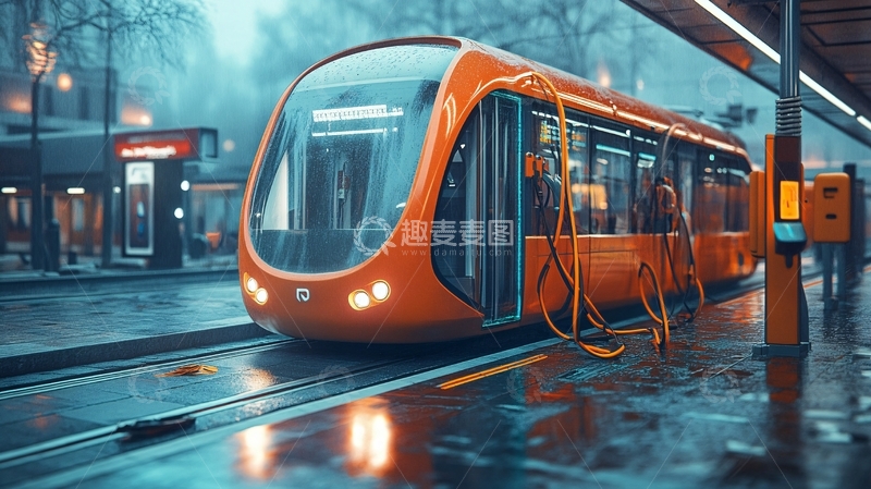 高清大图下载【趣麦麦图】华为有轨电车6