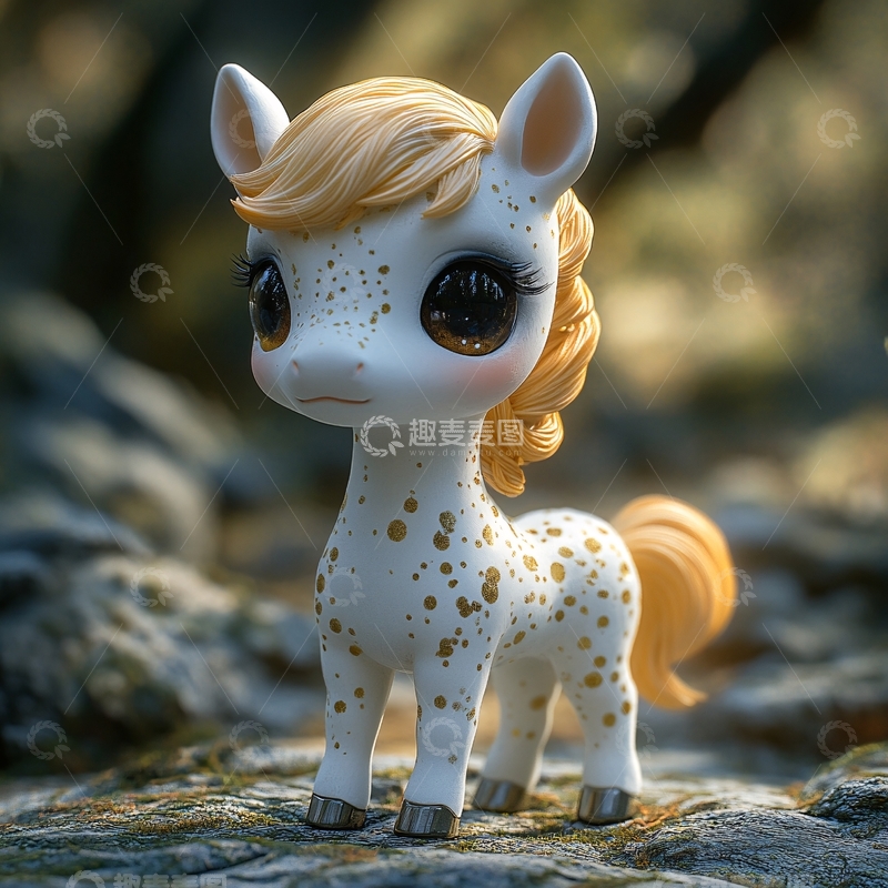 高清大图下载【趣麦麦图】原创动物潮玩