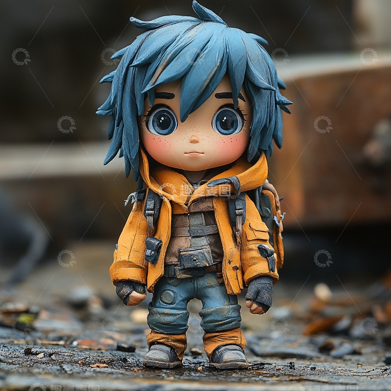 高清大图下载【趣麦麦图】盲盒手办卡通1