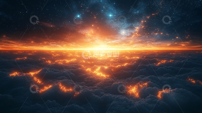 高清大图下载【趣麦麦图】梦幻云海壁纸6