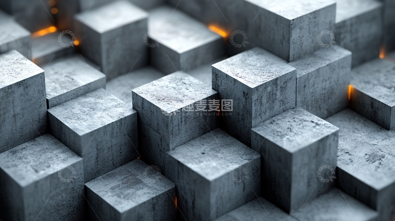 高清大图下载【趣麦麦图】立方体壁纸