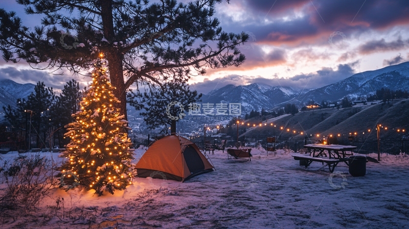 新年露营风1