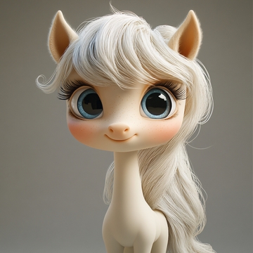 盲盒玩具马玩偶模型