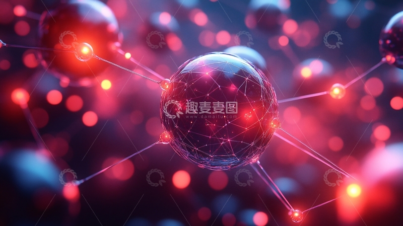 高清大图下载【趣麦麦图】科技细胞1