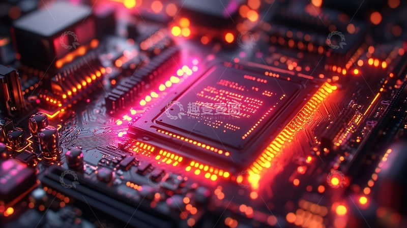 高清大图下载【趣麦麦图】芯片科技集成电路57