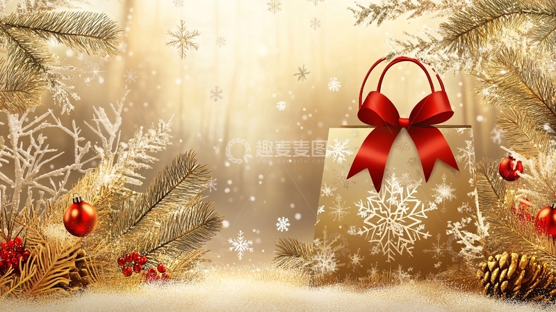 高清大图下载【趣麦麦图】圣诞节背景19