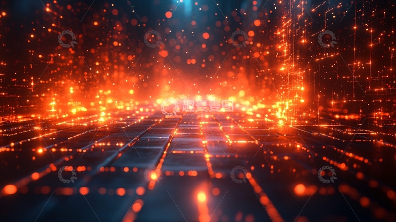 高清大图下载【趣麦麦图】网点创意特效背景33