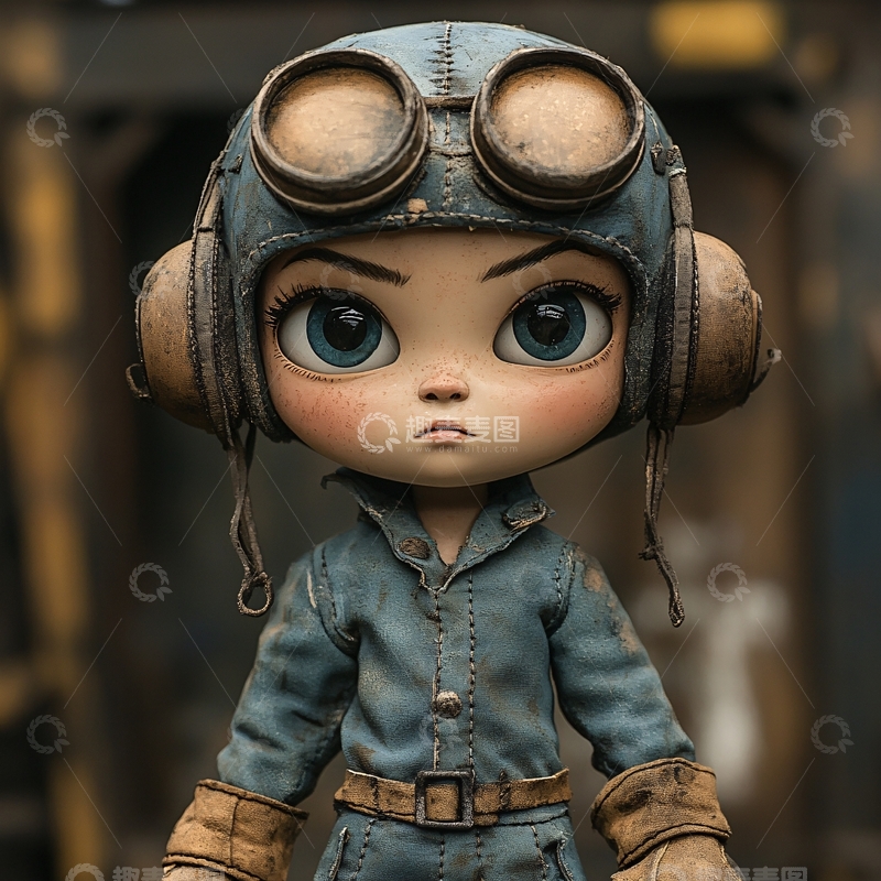 高清大图下载【趣麦麦图】原创手办玩偶1