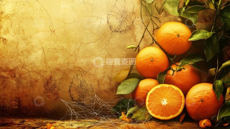 高清大图下载【趣麦麦图】脐橙背景图1