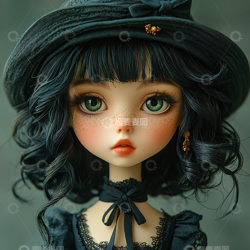 高清大图下载【趣麦麦图】-盲盒玩偶设计模型