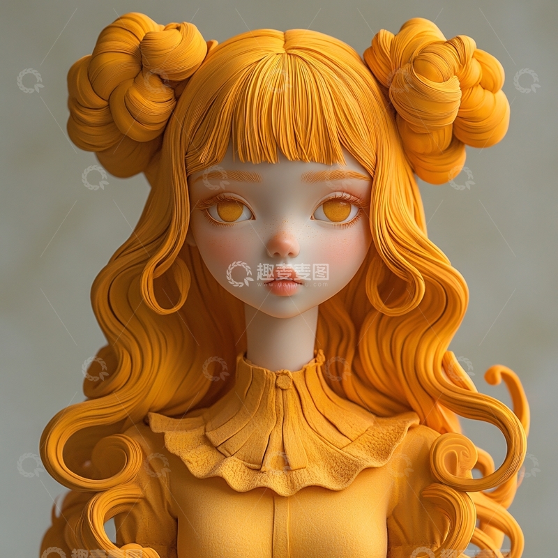 高清大图下载【趣麦麦图】盲盒玩偶设计1