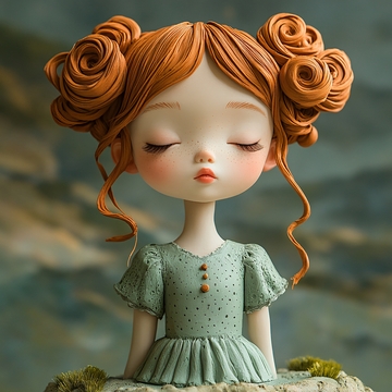 小女孩摆件1