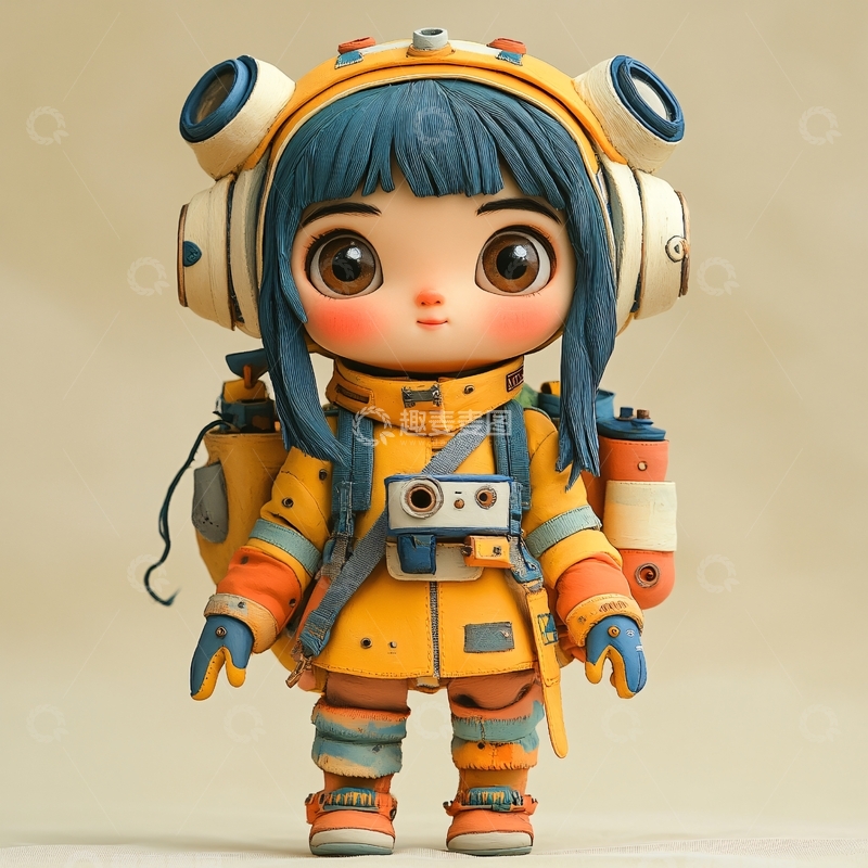 高清大图下载【趣麦麦图】原创手办玩偶7