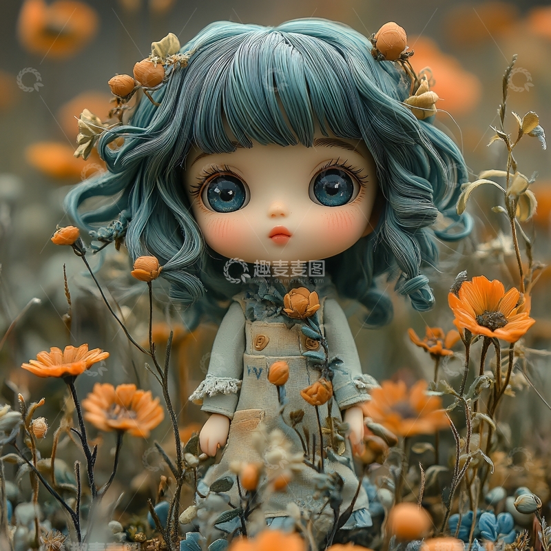 高清大图下载【趣麦麦图】盲盒玩具动画模型