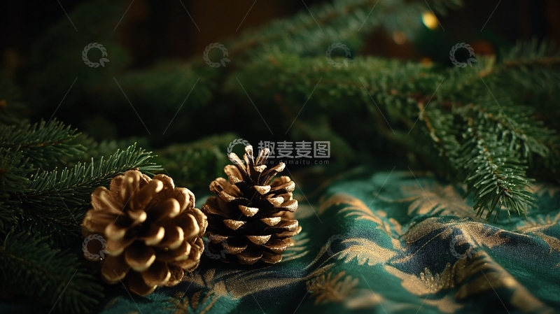高清大图下载【趣麦麦图】松果景物